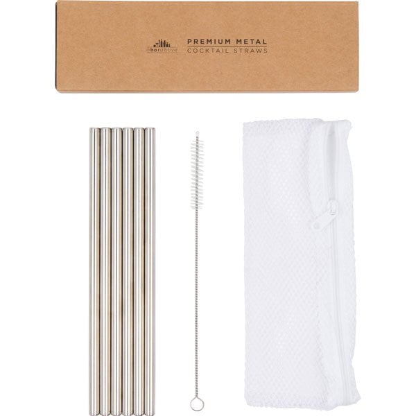 Stainless Steel Metal Cocktail Straws