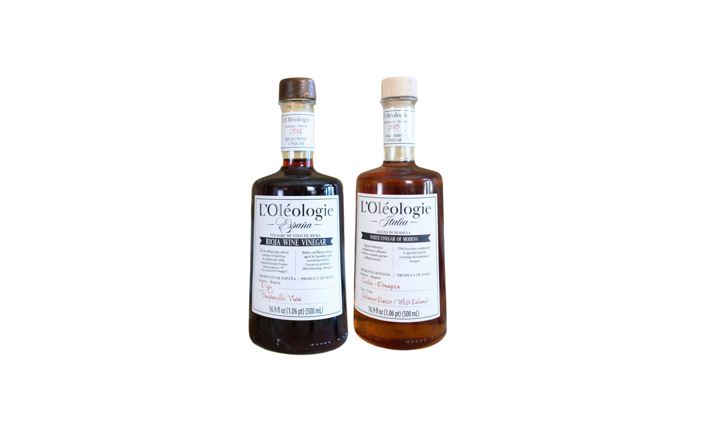 L’Oleologie Balsamic & Rioja Vinegar 2 Pack