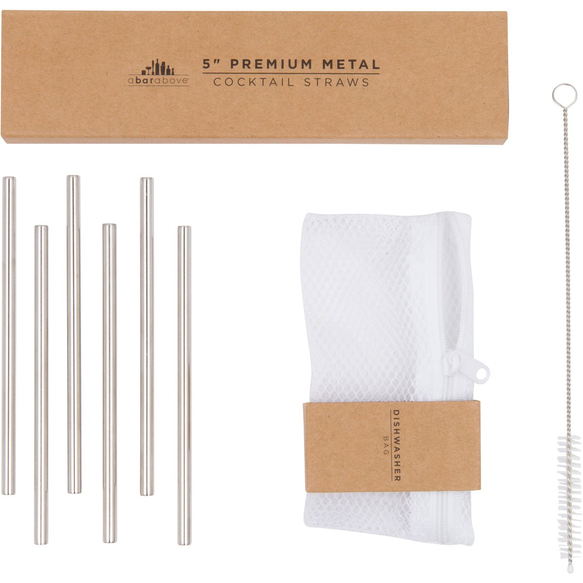 Stainless Steel Metal Cocktail Straws