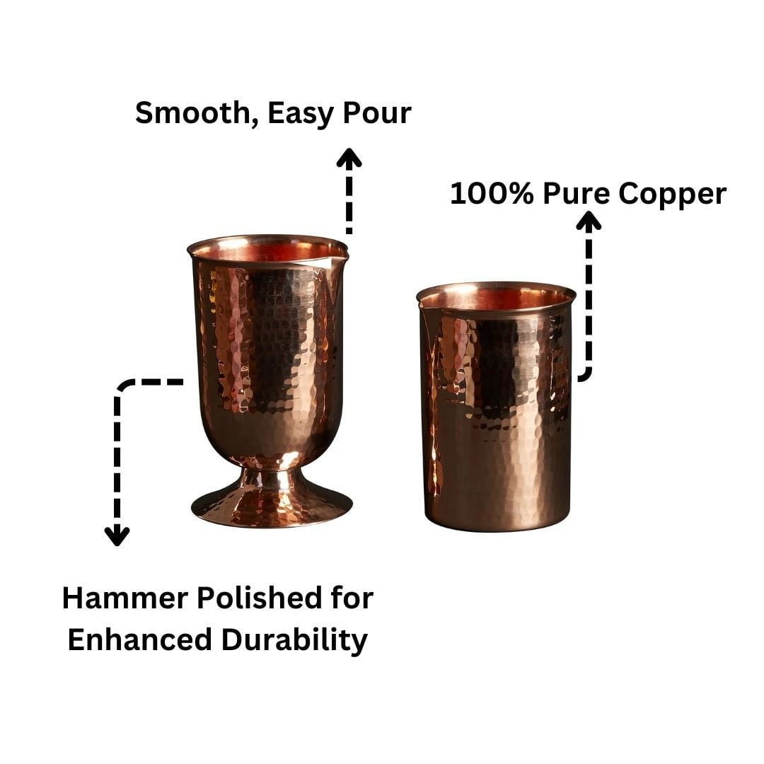 Copper Cocktail Glasses (Handmade)