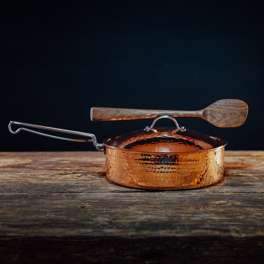 Copper Saute Pan with lid (Handmade!)