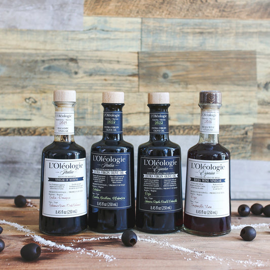 L'Oléologie Oil & Vinegar Variety 4 Pack Gift Set (Small)