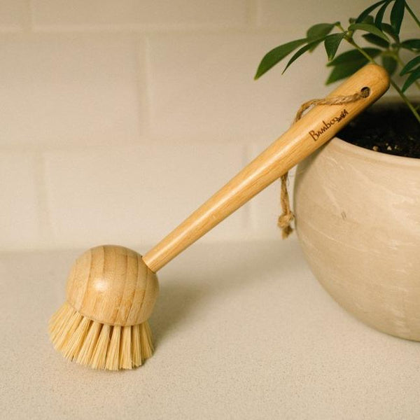 Bamboo Dish Scrubber loading=