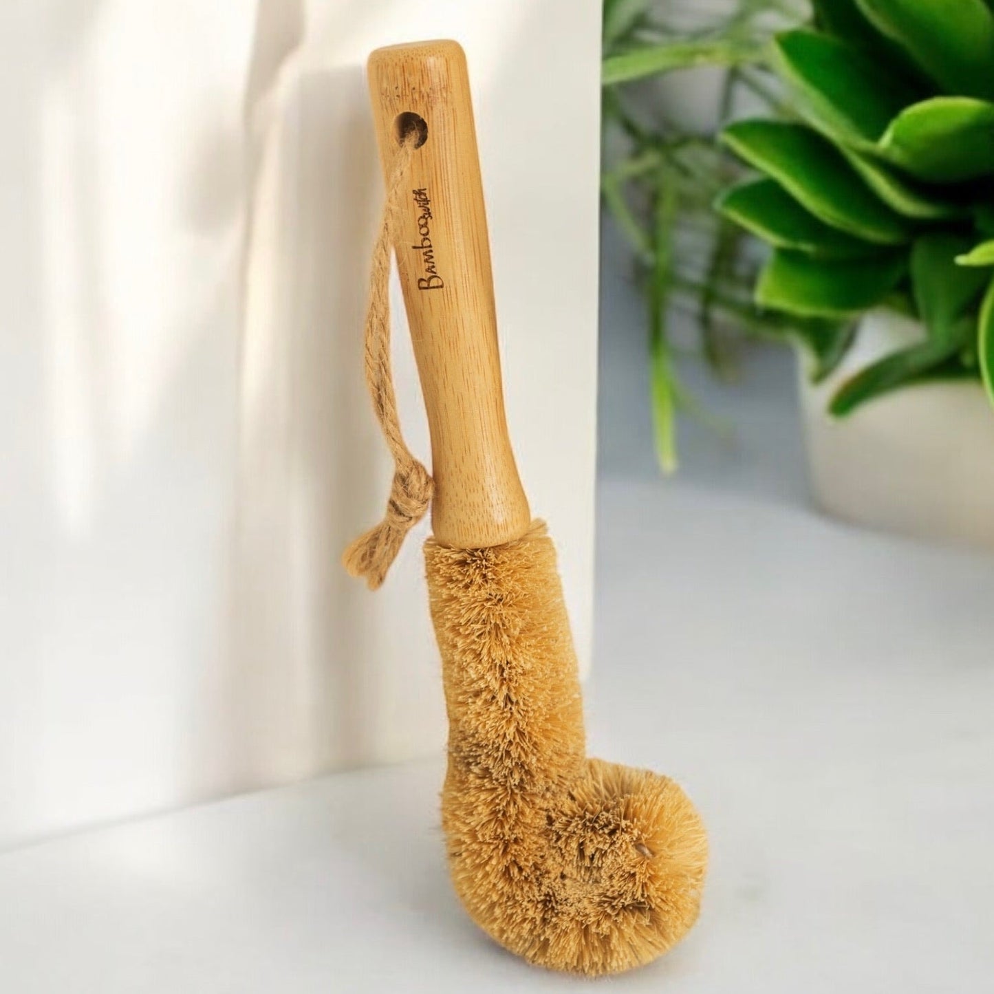 Bamboo Drinkware Cleaning Brush | Straight