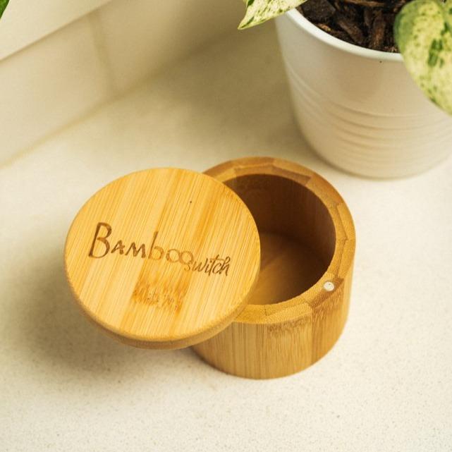 Bamboo Spice Storage Container