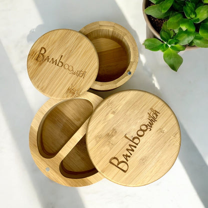 Bamboo Spice Storage Container