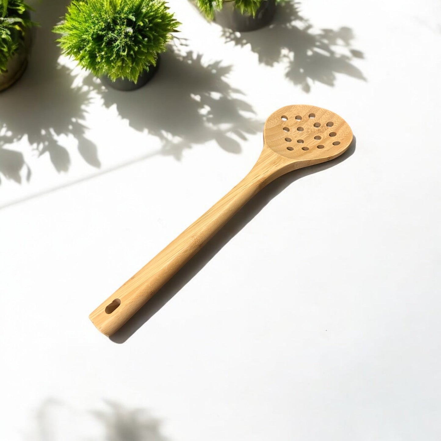 Bamboo Straining Spoon