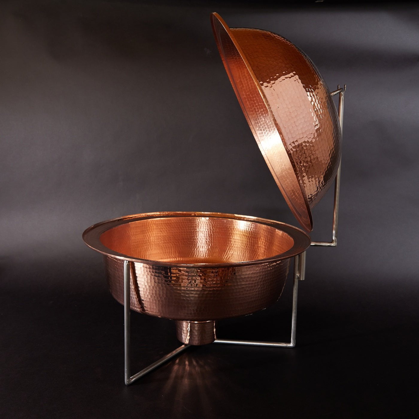 Copper Round Dome Chafers (handmade!)