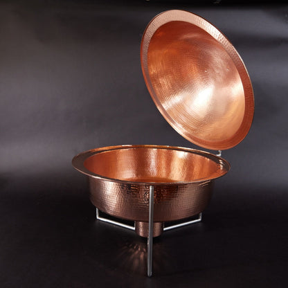 Copper Round Dome Chafers (handmade!)