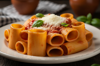 change the image to use the paccheri pasta cut