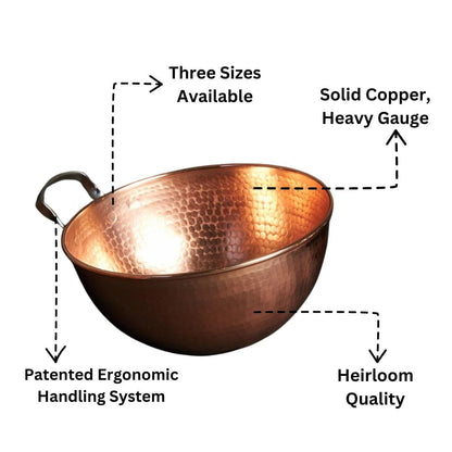 Copper Mixing Bowls (handmade!)