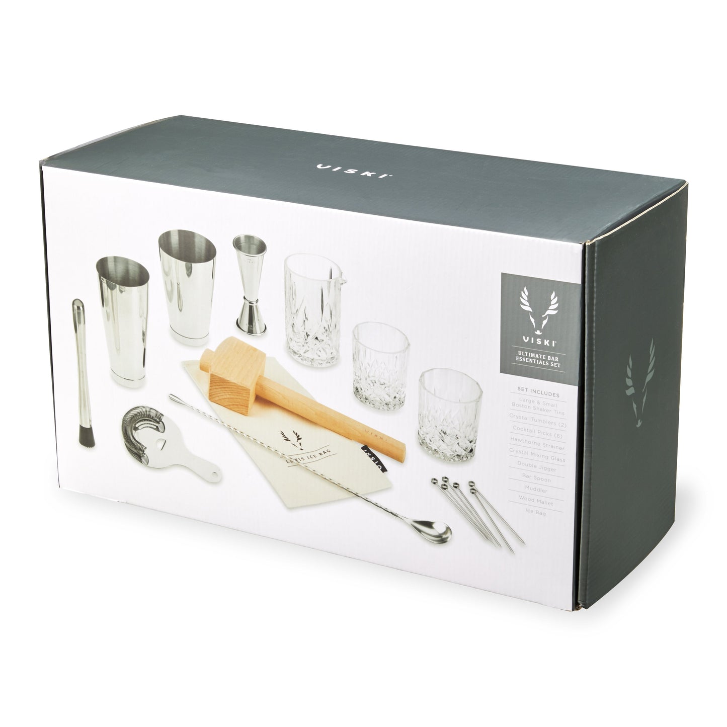 17-Piece Stainless Steel Barware Set