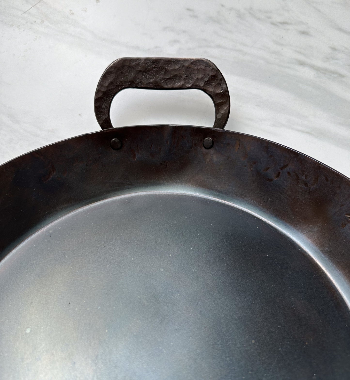 12.5" Deep Country Fry Skillet (Hand Forged!)