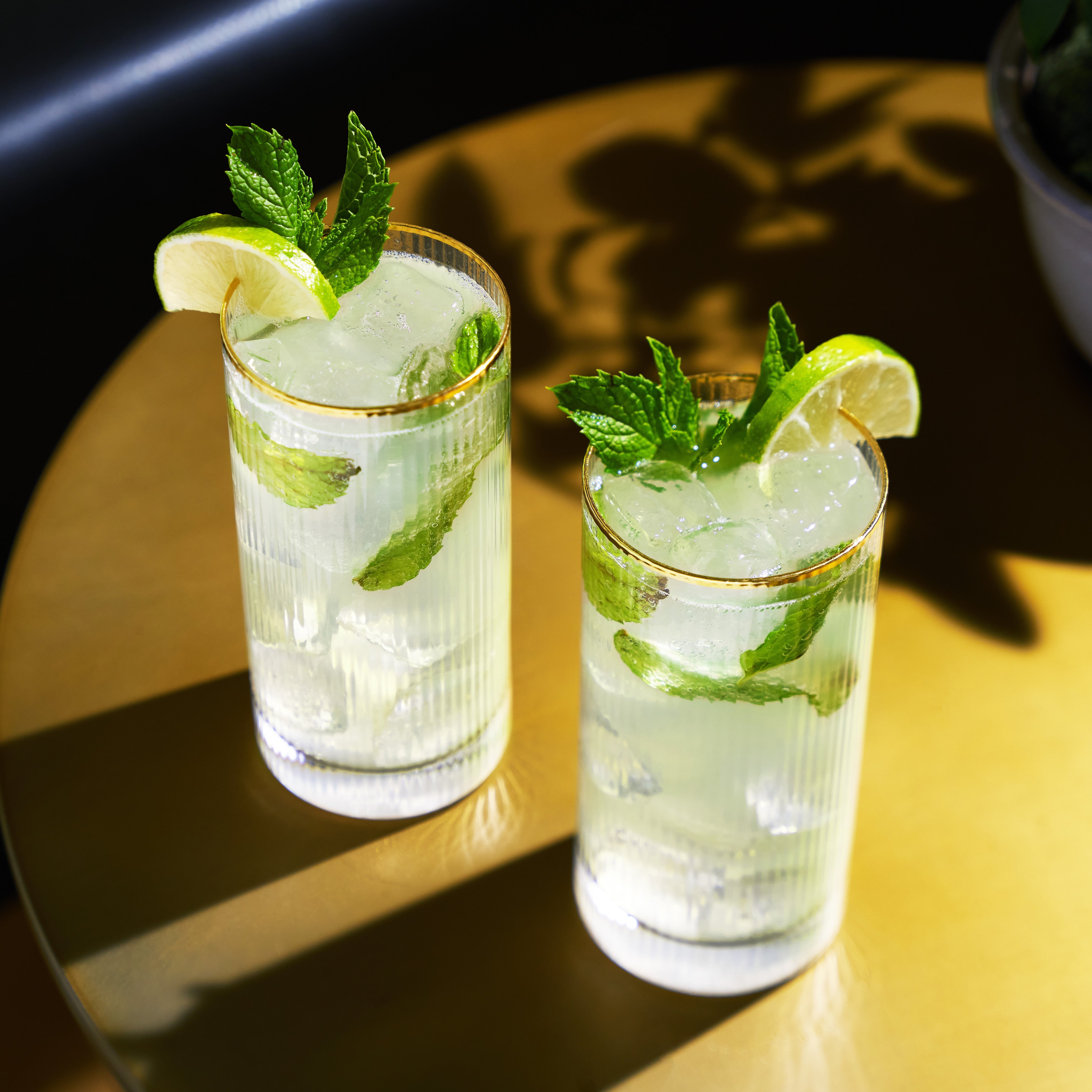 Viski Meridian Crystal Highball Glasses - Thumbnail 4