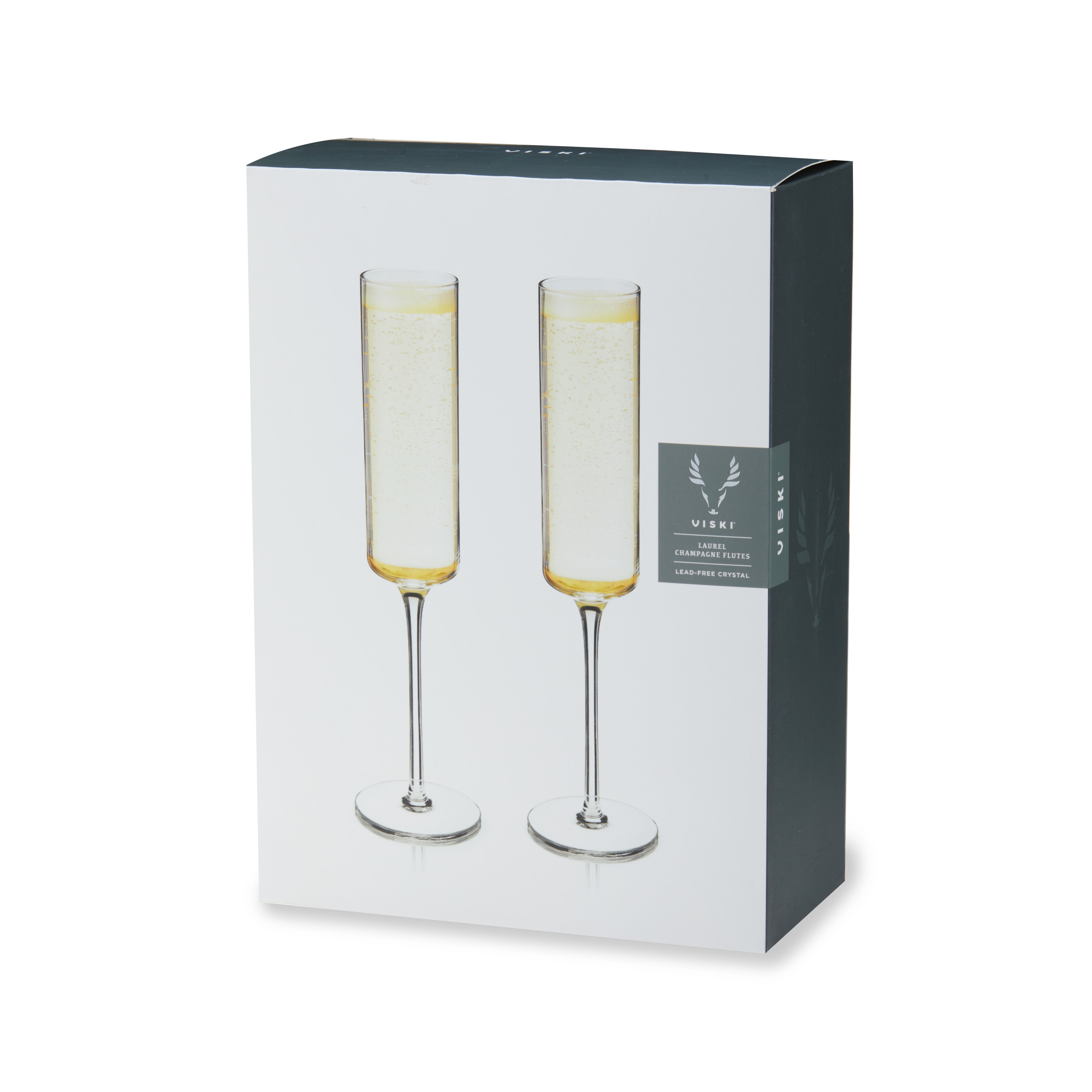 Laurel Crystal Champagne Flutes - Thumbnail 3