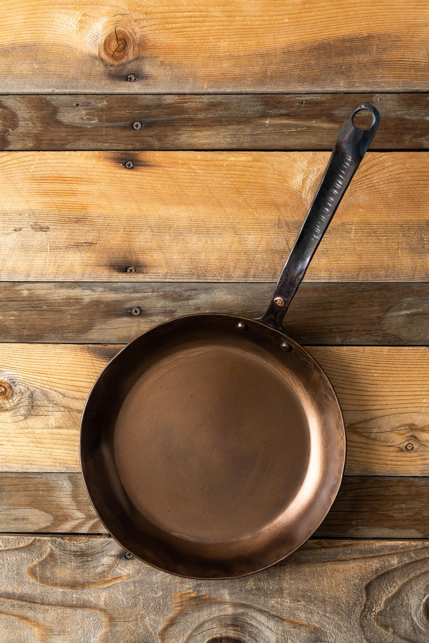 10" Round Carbon Steel Skillet (Hand Forged!)