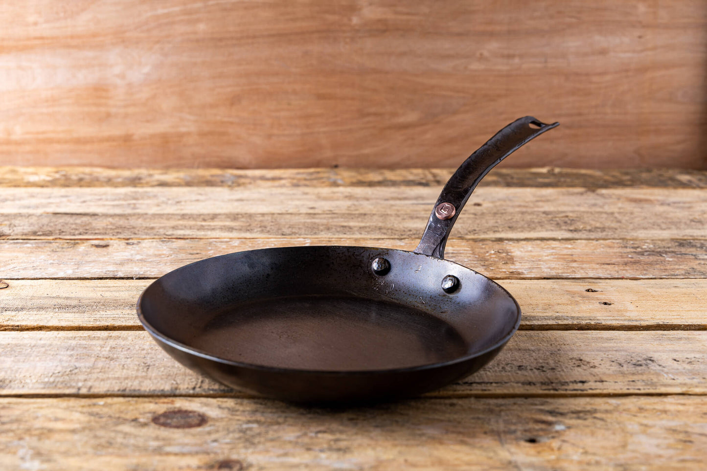 8" Round Carbon Steel Skillet (Hand Forged!)