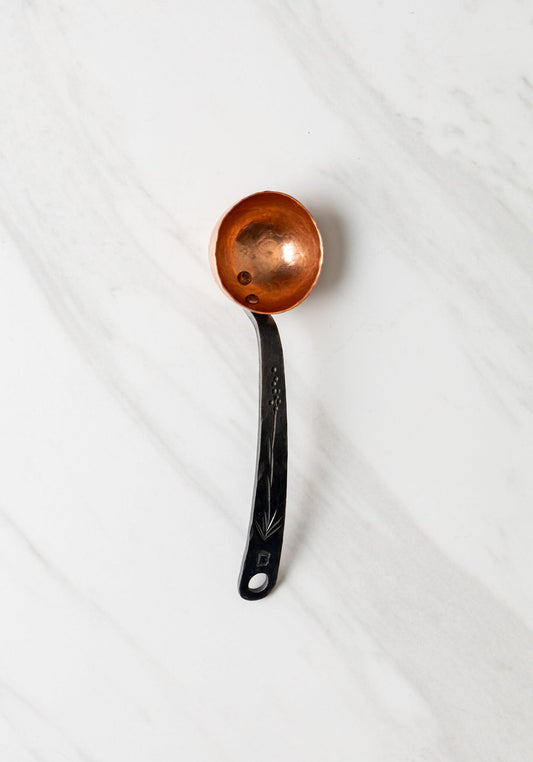 "Sotol" Copper & Stainless Coffee Scoop (Hand Forged!)