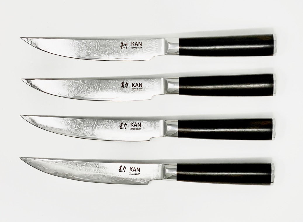 KAN Steak Knife Set – Chef's Mandala Gourmet Store