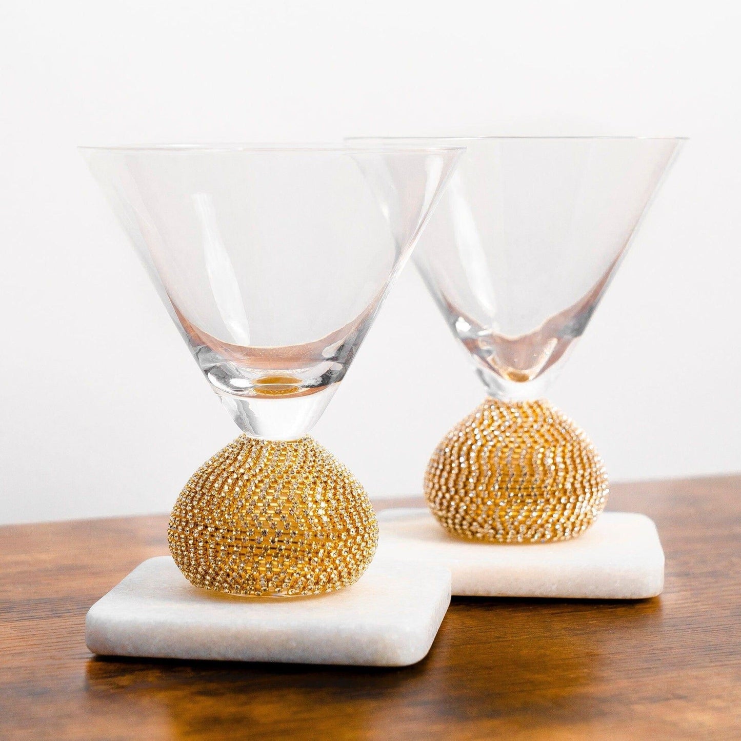 Bling Martini Glasses