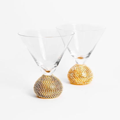 Bling Martini Glasses