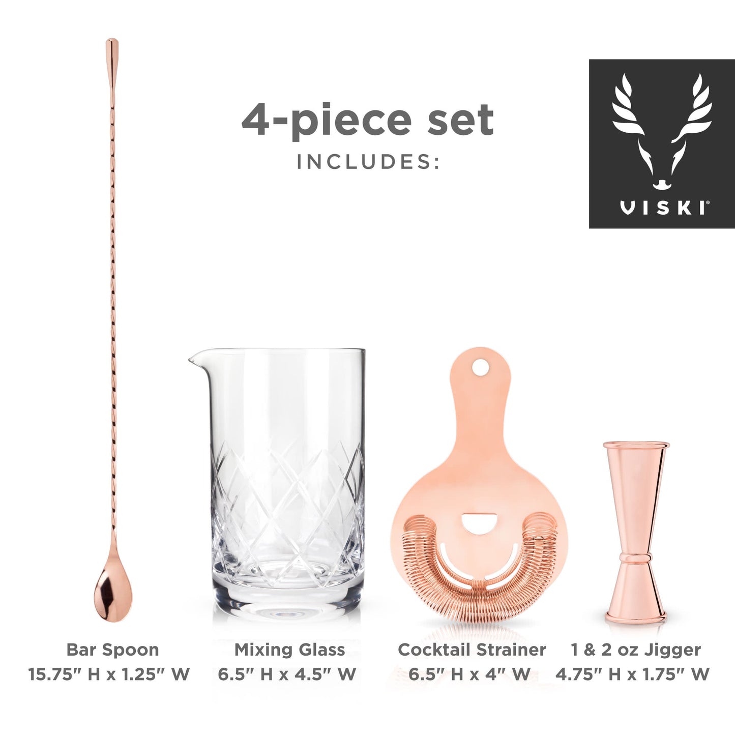 4-Piece Summit Barware Set