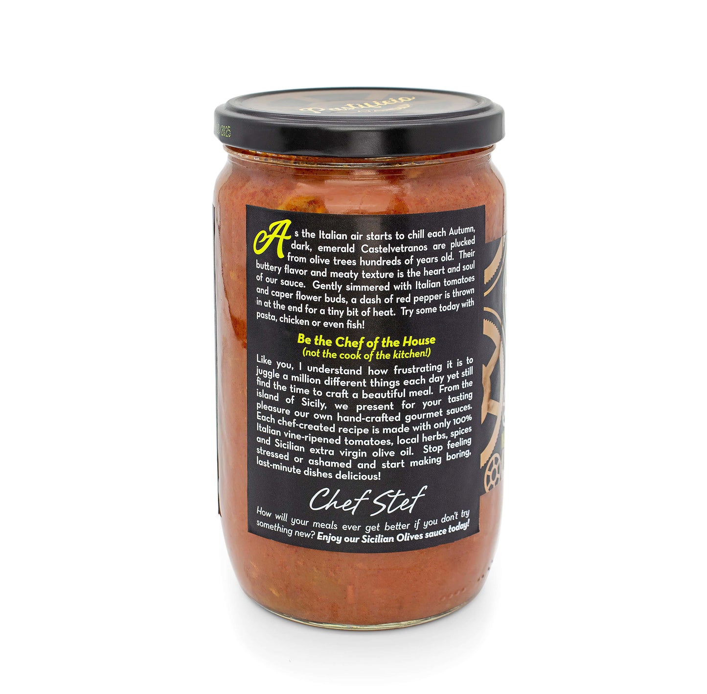 Pastificio Mandala Sicilian Olive Pasta Sauce 24 oz