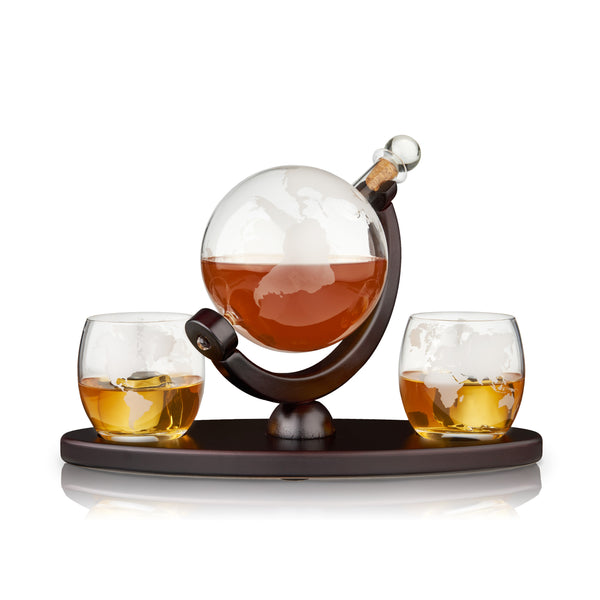 Globe Decanter and Whiskey Tumbler Set loading=