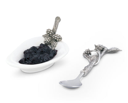 Blackberry Jam Server / Spoon Rest