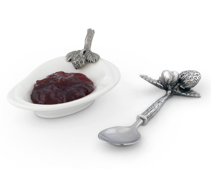 Strawberry Jam Server / Spoon Rest