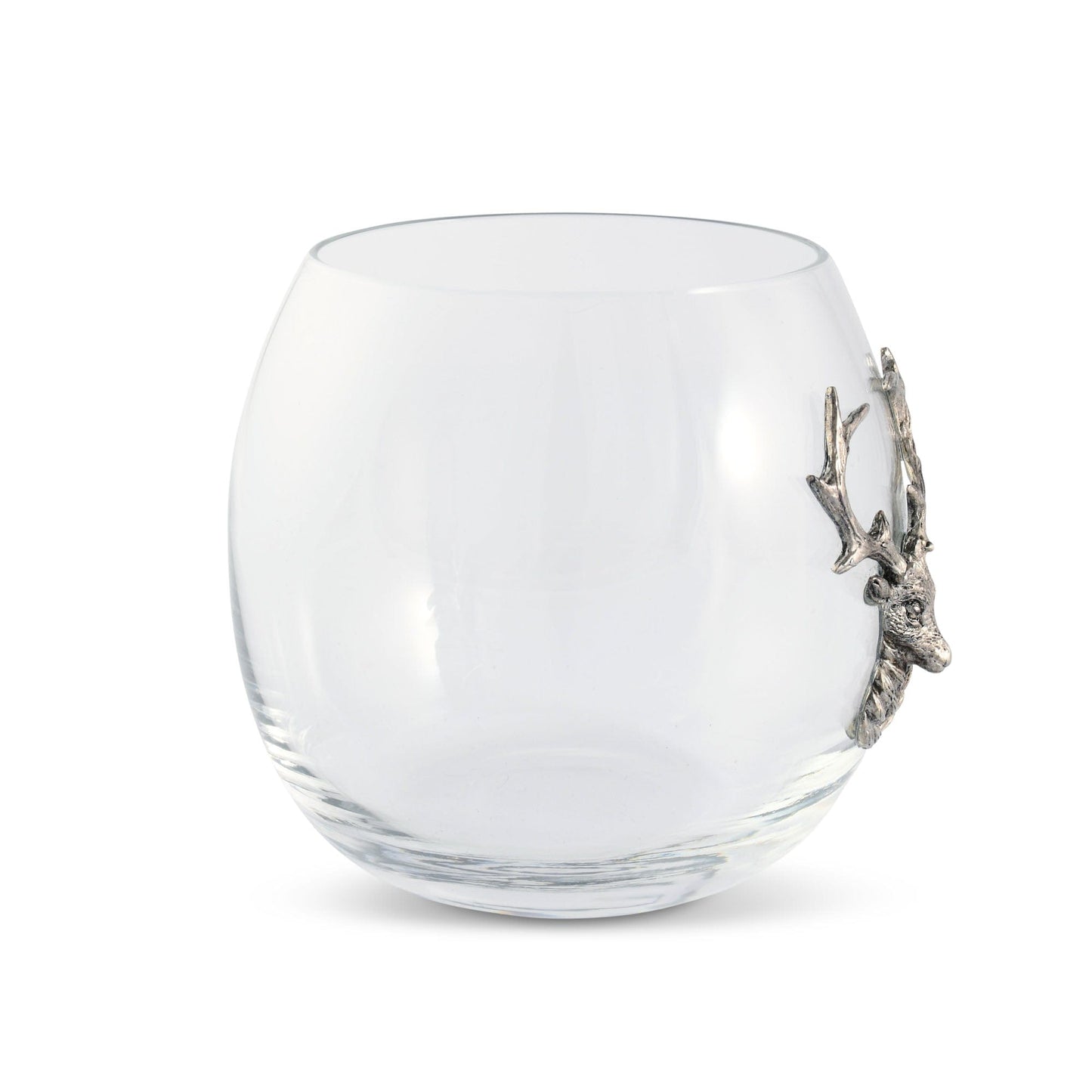 Elk / Deer Stemless Wine Glass